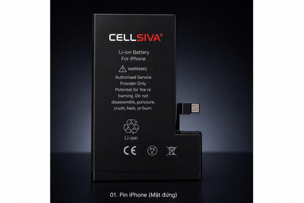 Pin iPhone 13 Pro Max CELLSIVA Chính Hãng